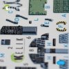 KELIK K72072 F-15C EAGLE INTERIOR 3D DECALS FOR HASEGAWA KIT 1/72